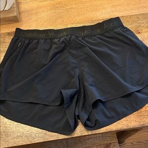 Outdoor Voices Midnight Black Running Shorts